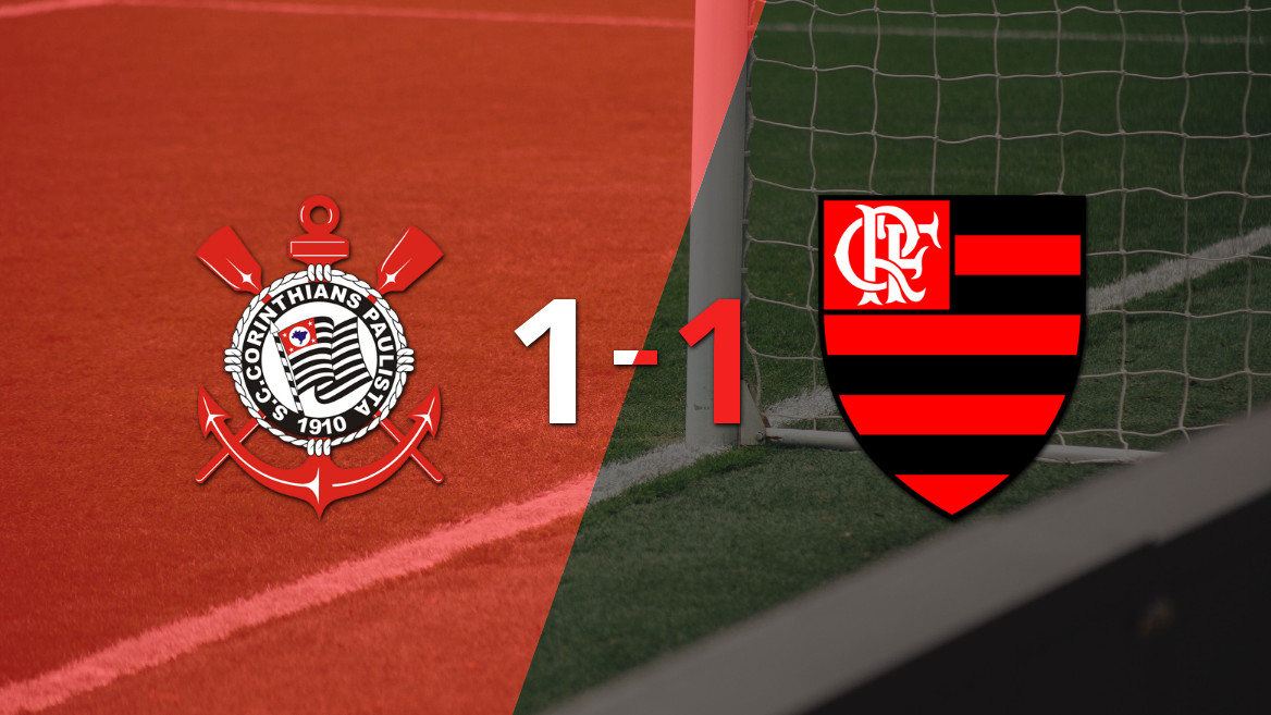 Corinthians and Flamengo Draw 1-1 in the People’s Classic at Arena Corinthians