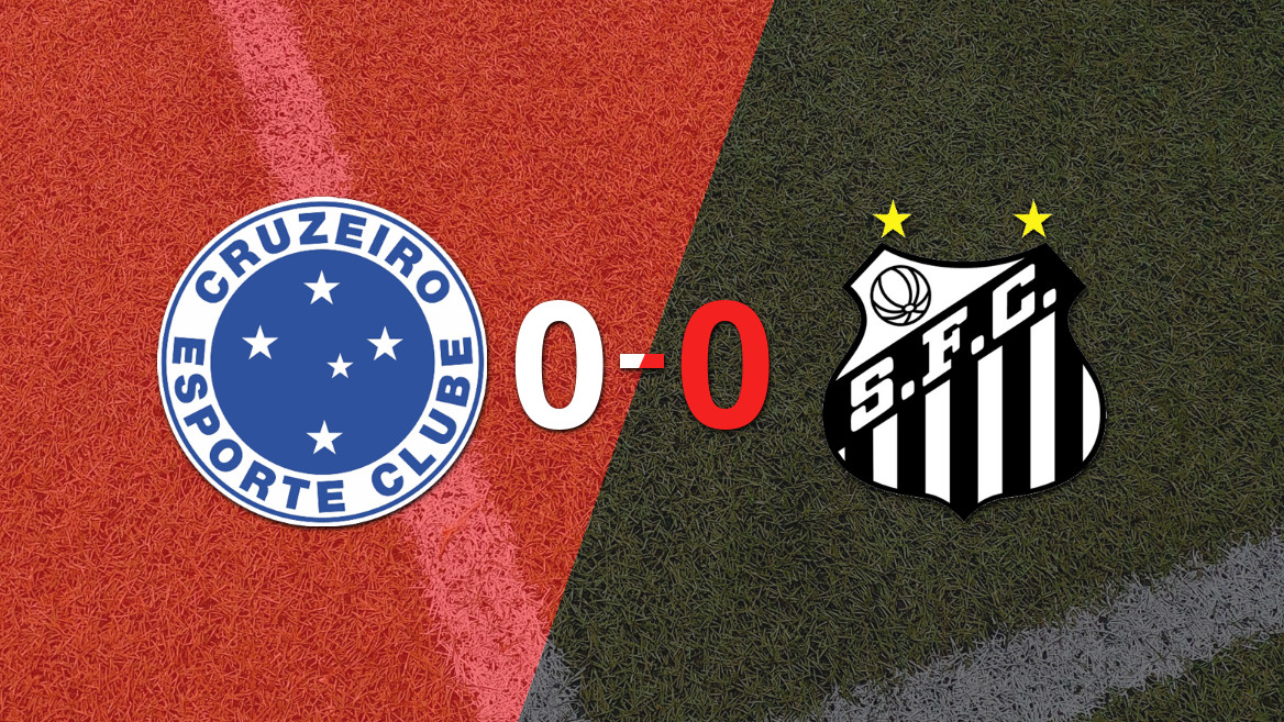 Cruzeiro y Santos dividen puntos en un empate sin goles