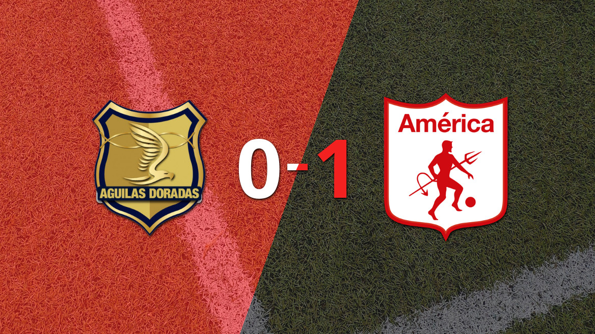América de Cali se lleva la victoria ante Águilas Doradas Rionegro con un gol de Yeison Guzmán