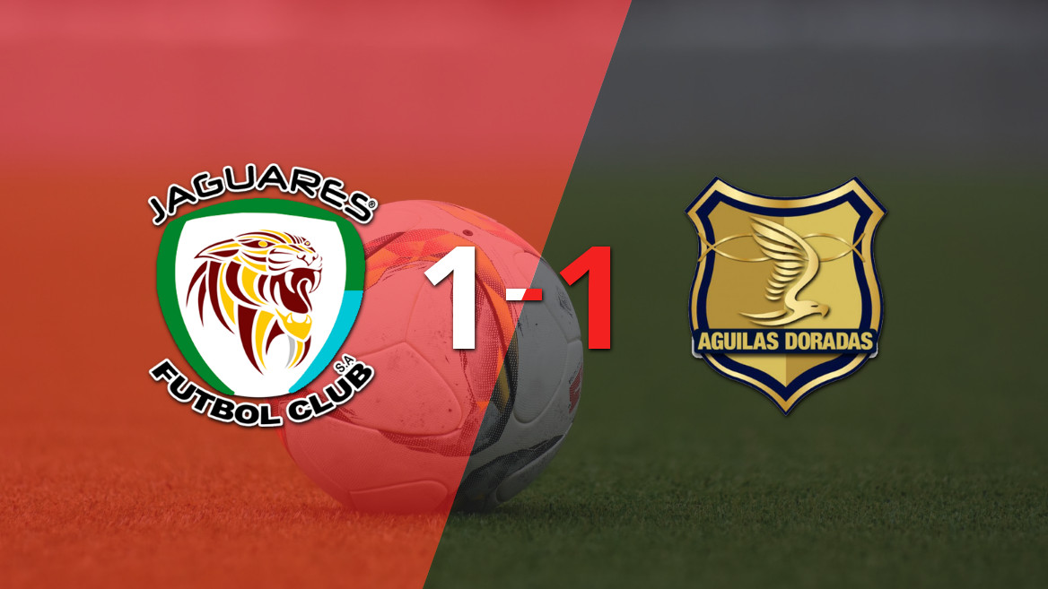 Jaguars clinch a last-minute draw against Rionegro Golden Eagles