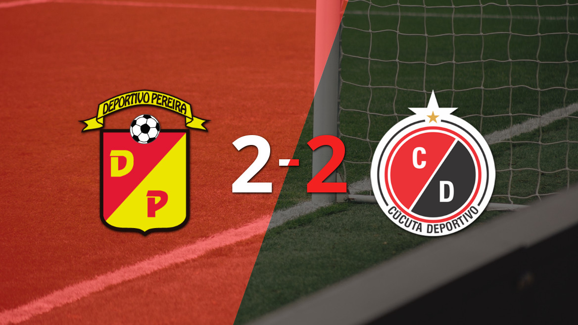 Cúcuta y Pereira se reparten puntos en un emocionante empate