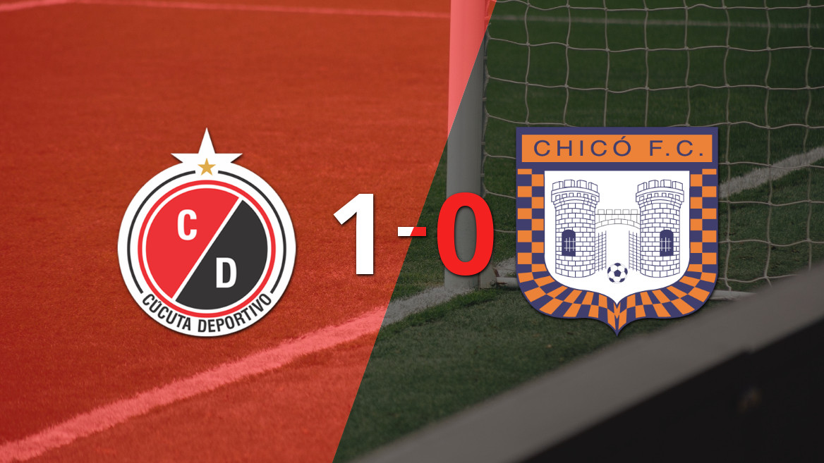 Cúcuta se impone a Boyacá Chicó con un gol tempranero