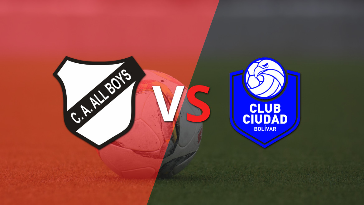 EN VIVO: Cero a cero terminó el partido entre All Boys y Ciudad Bolívar
