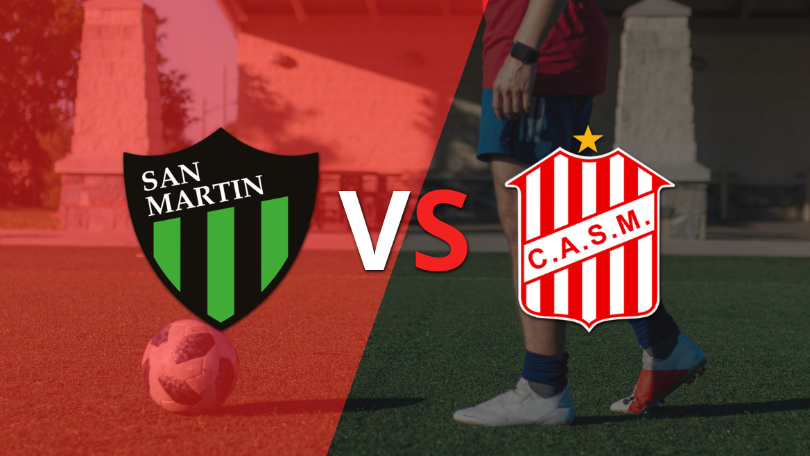 EN VIVO: Empate agónico de San Martín (T) ante San Martín (SJ) con un decisivo gol de Jorge Juárez