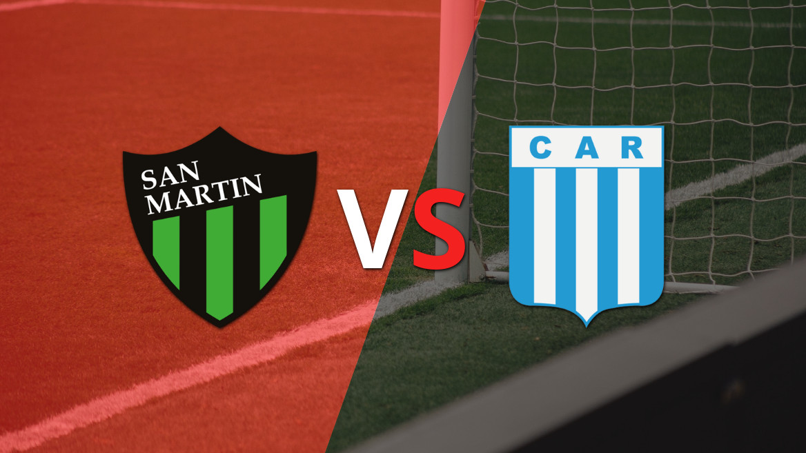 EN VIVO: San Martín (SJ) no pudo con Racing (Cba) y empataron sin goles