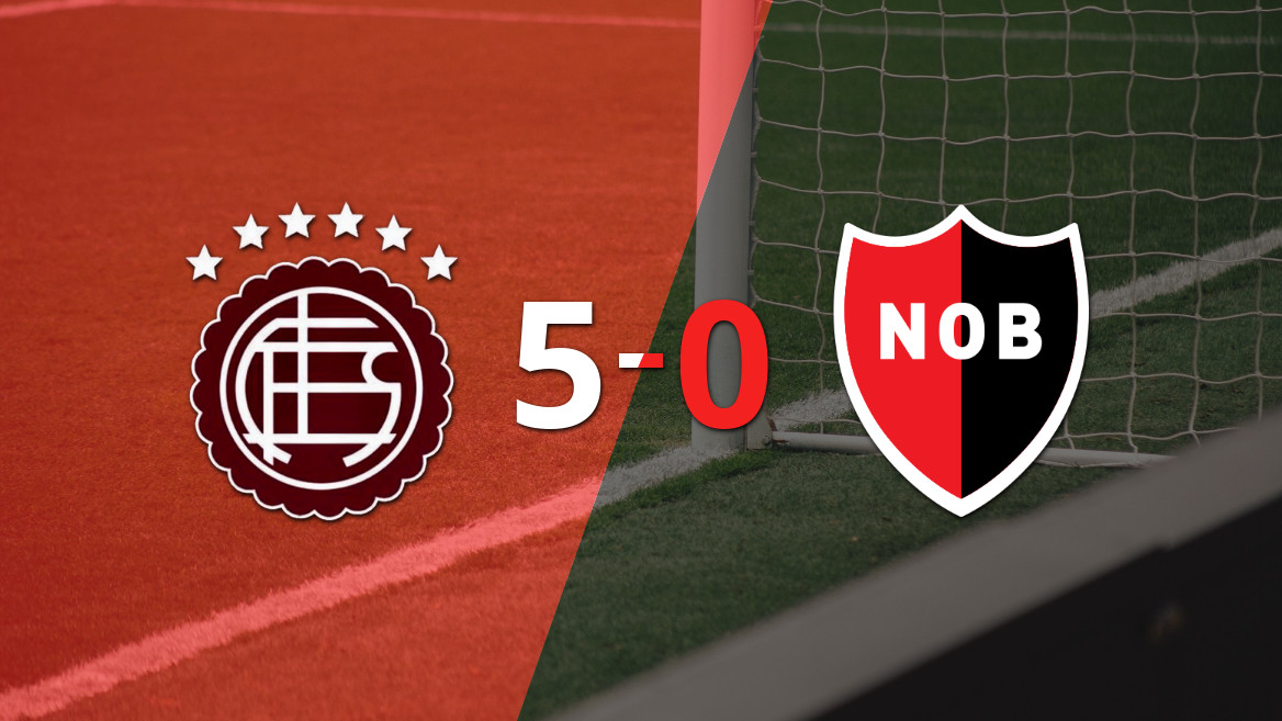 Lanús Dominates Newell’s with 5-0 Victory Fueled by Dylan Aquino’s Hat-Trick