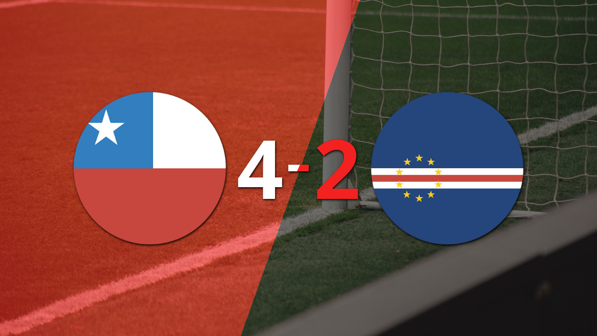 Chile se impone 4-2 en amistoso frente a Cabo Verde