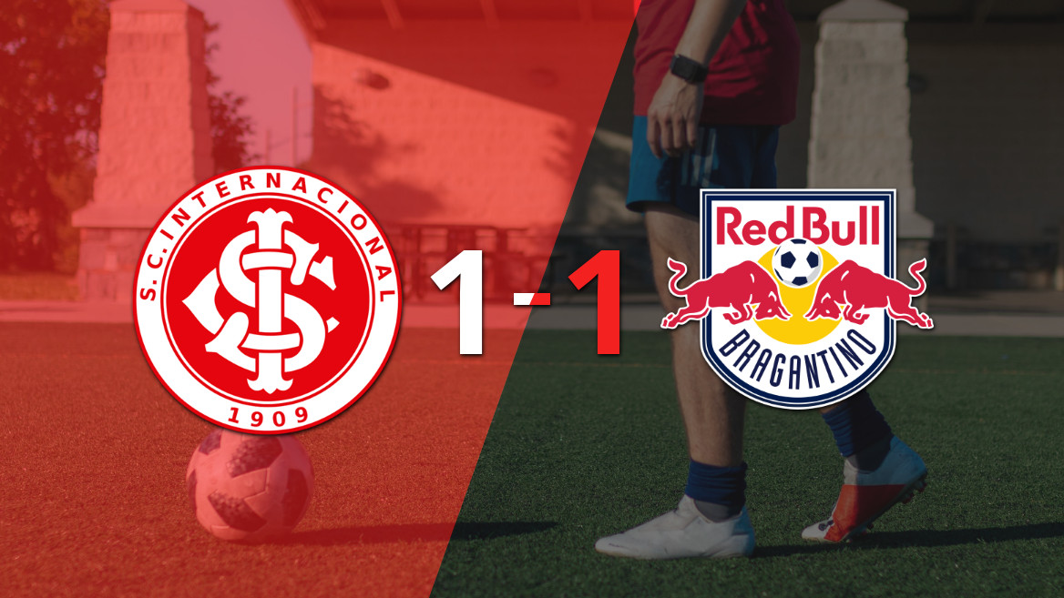 Internacional e RB Bragantino ficam no empate em 1-1