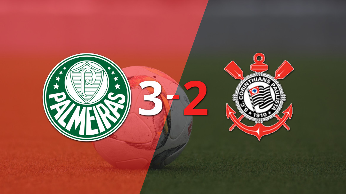 High-Intensity Match Sees Palmeiras Edge Out Corinthians 3-2
