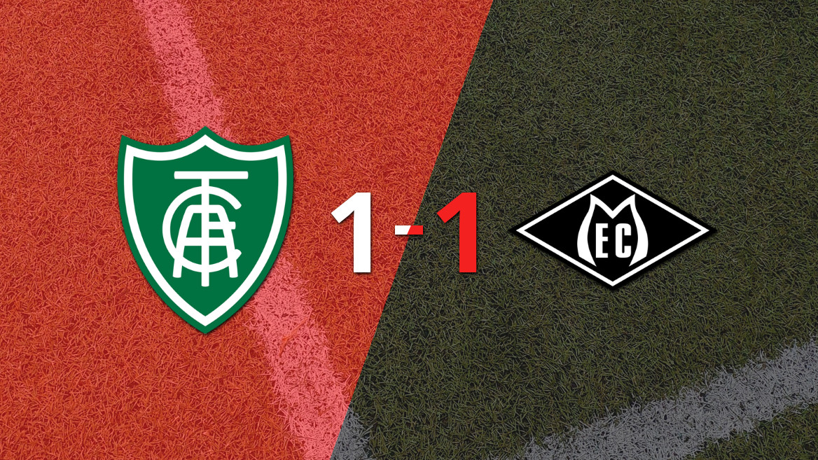 América-MG y Mixto empatan en un vibrante duelo