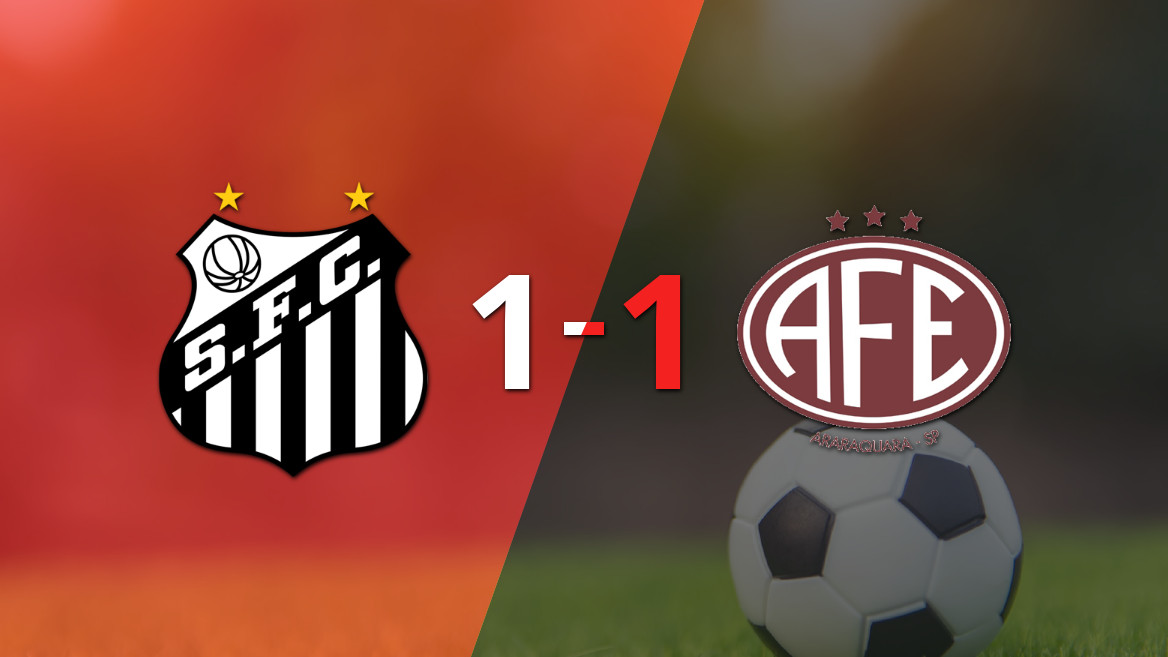 Empate entre Santos e Ferroviária na 5ª rodada