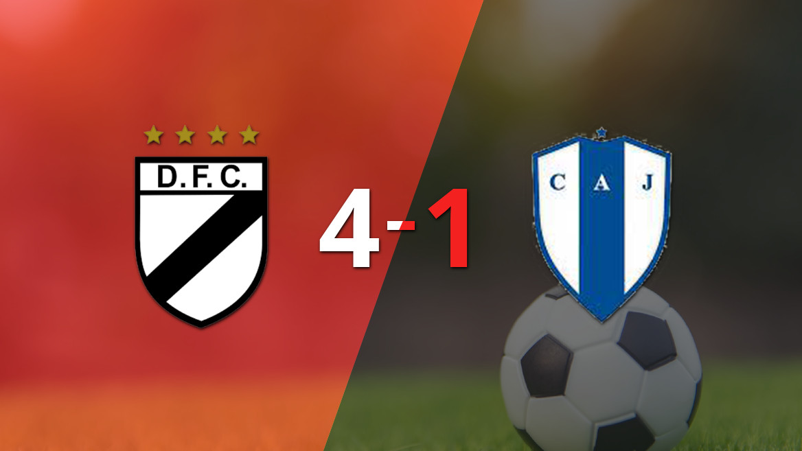 Danubio se impone contundentemente 4 a 1 frente a Juventud