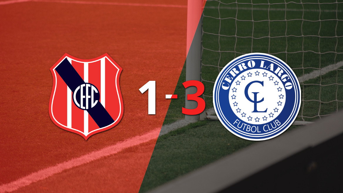Cerro Largo logra una convincente victoria ante Central Español por 3 a 1