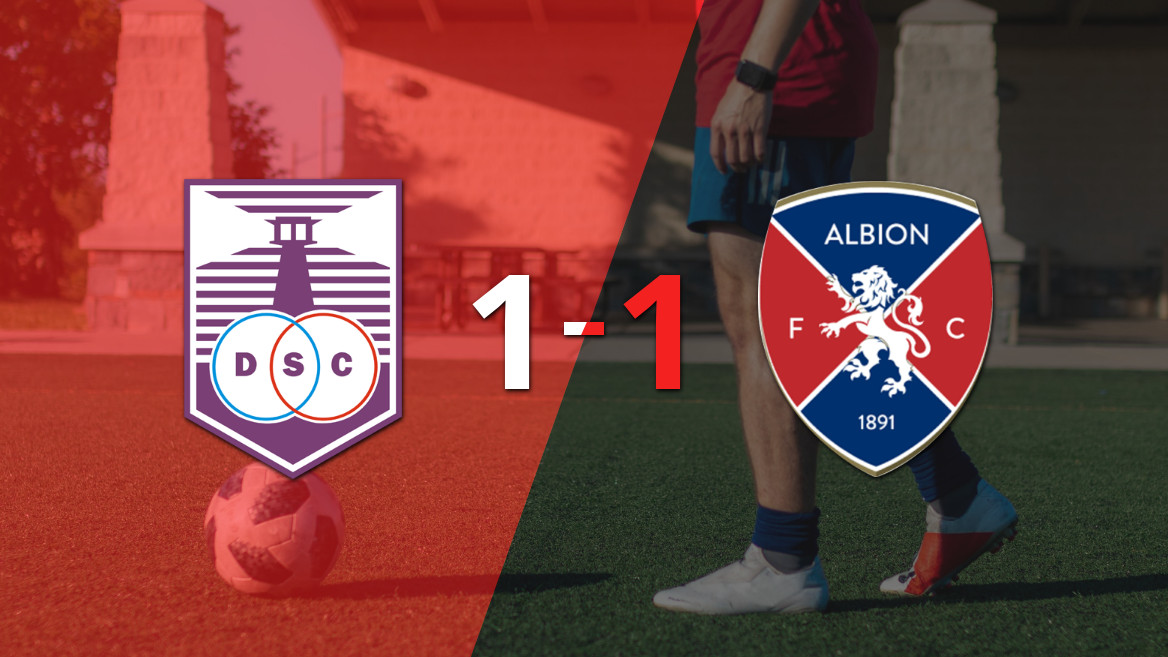 Defensor Sporting e Albion empatam em 1-1