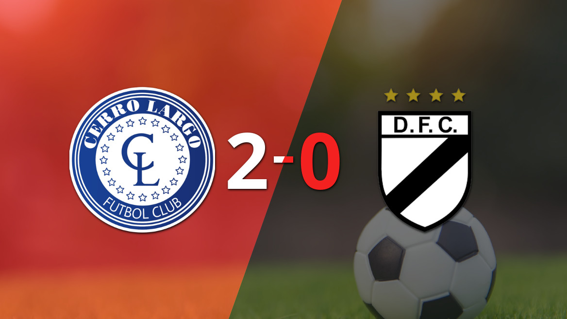 Cerro Largo prevalece sobre Danubio com um 2-0 em um jogo eletrizante