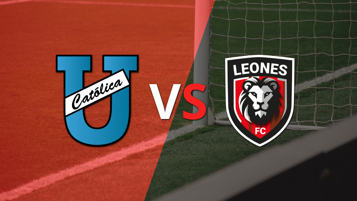 EN VIVO: Tranquila victoria de U. Católica (E) por 3 a 0 frente a Leones FC
