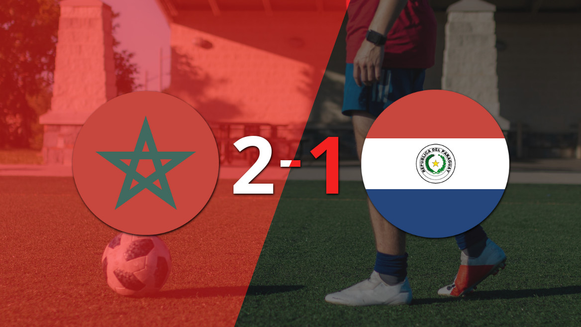 Marruecos se lleva el amistoso: triunfó 2-1 sobre Paraguay con un gol en los minutos finales