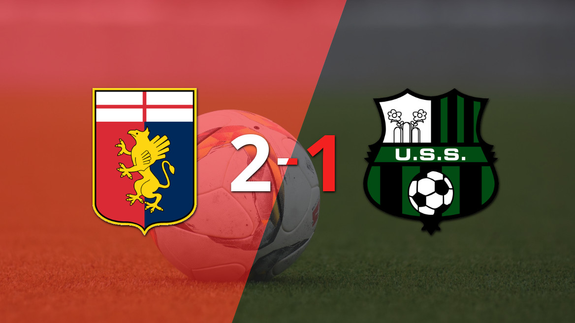 Sassuolo cae ante Genoa en un emocionante duelo