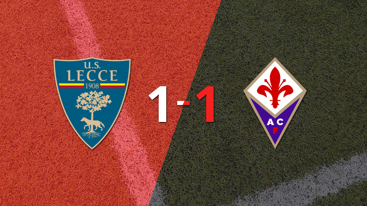 Lecce y Fiorentina sellan un empate en un vibrante encuentro