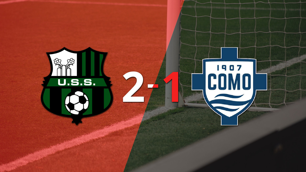 Sassuolo logra una victoria importante contra Como 1907