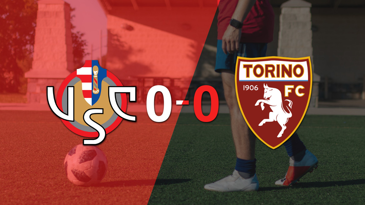 Empate sin goles en el duelo entre Cremonese y Torino