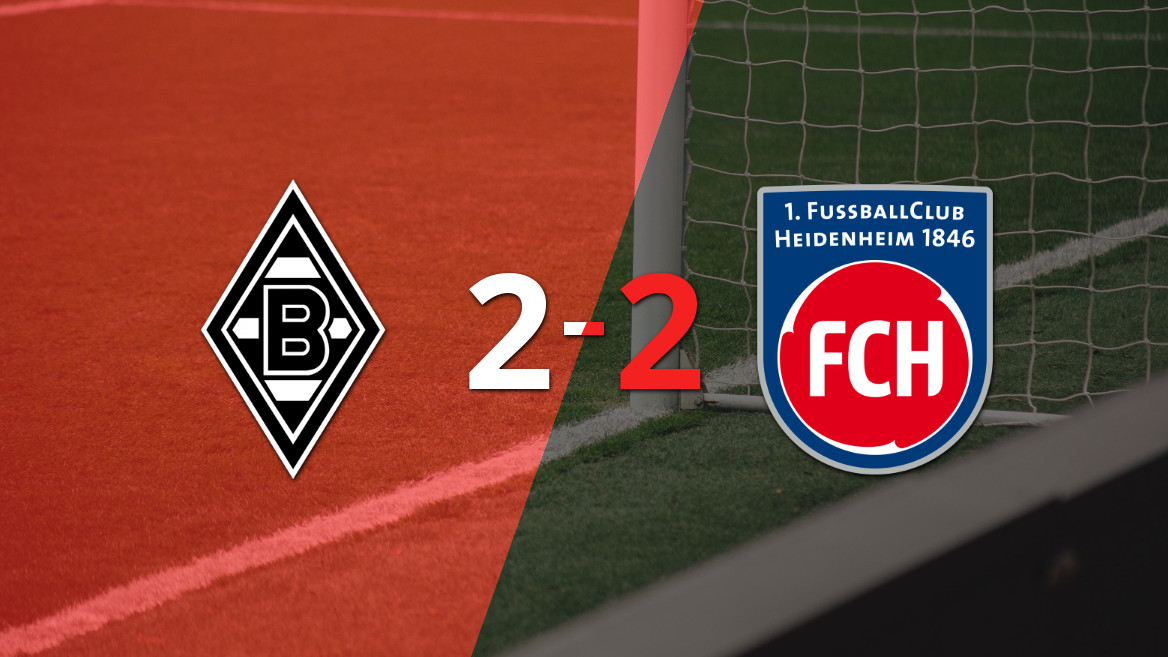 “Emoción en Borussia Park: B. Mönchengladbach y Heidenheim firmaron un empate”
