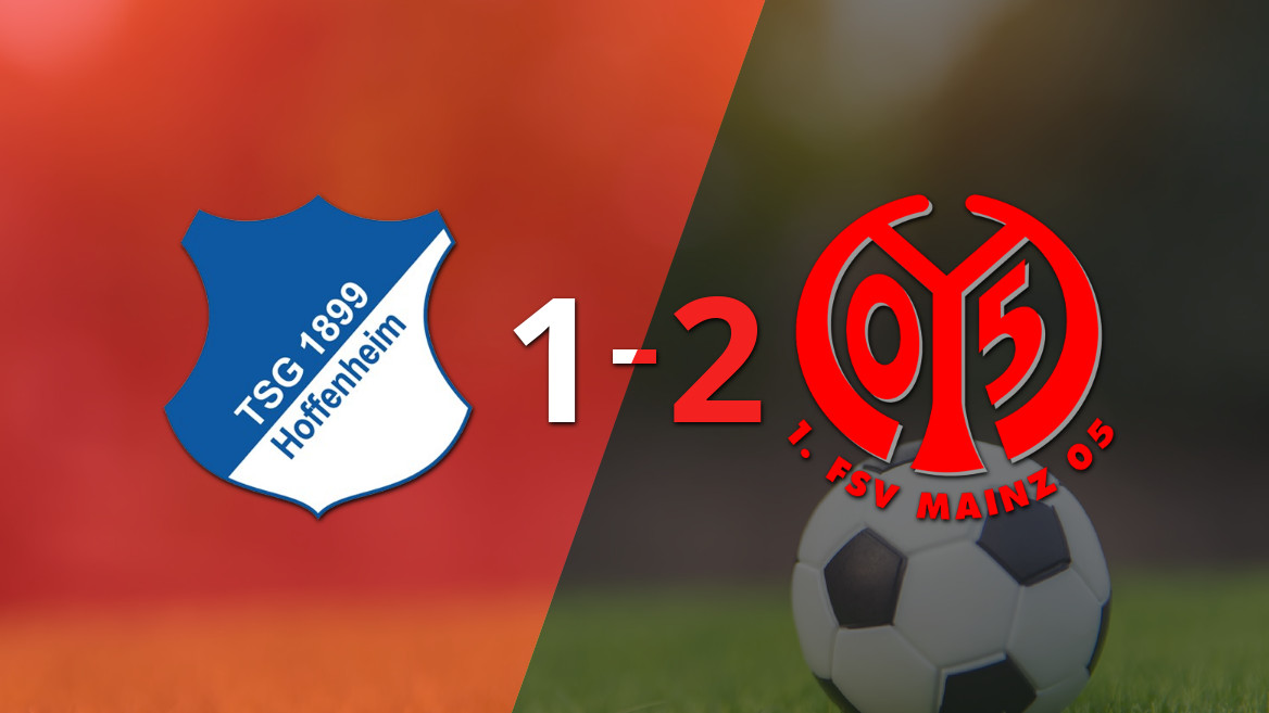 Mainz conquista los tres puntos tras vencer 2-1 a Hoffenheim