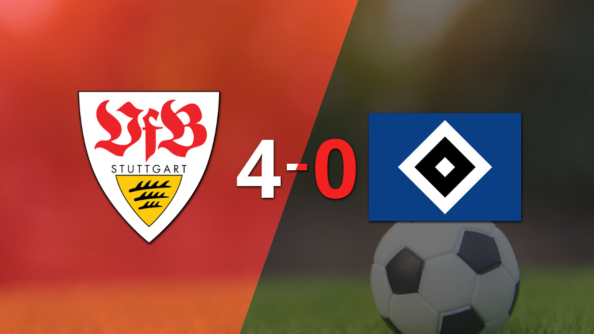 Stuttgart Dominates with a 4-0 Victory over Hamburg SV