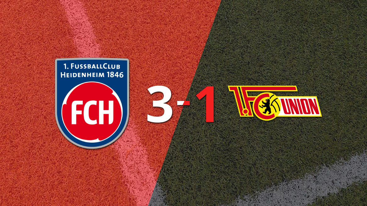 Heidenheim logra una destacada victoria ante Unión Berlín con doblete de Honsak