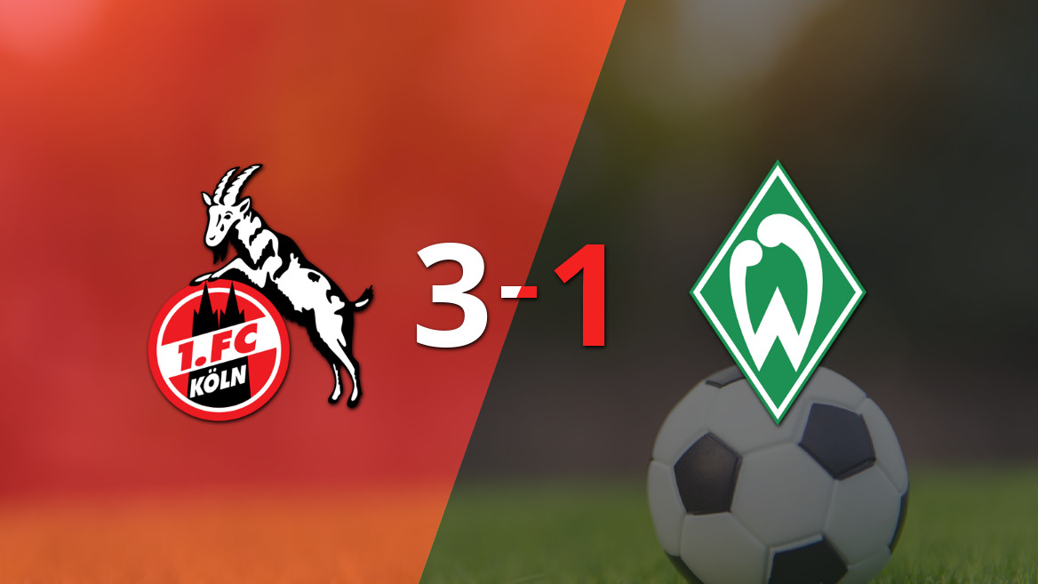 Cologne Secures Solid Victory Over Werder Bremen with 3-1 Scoreline