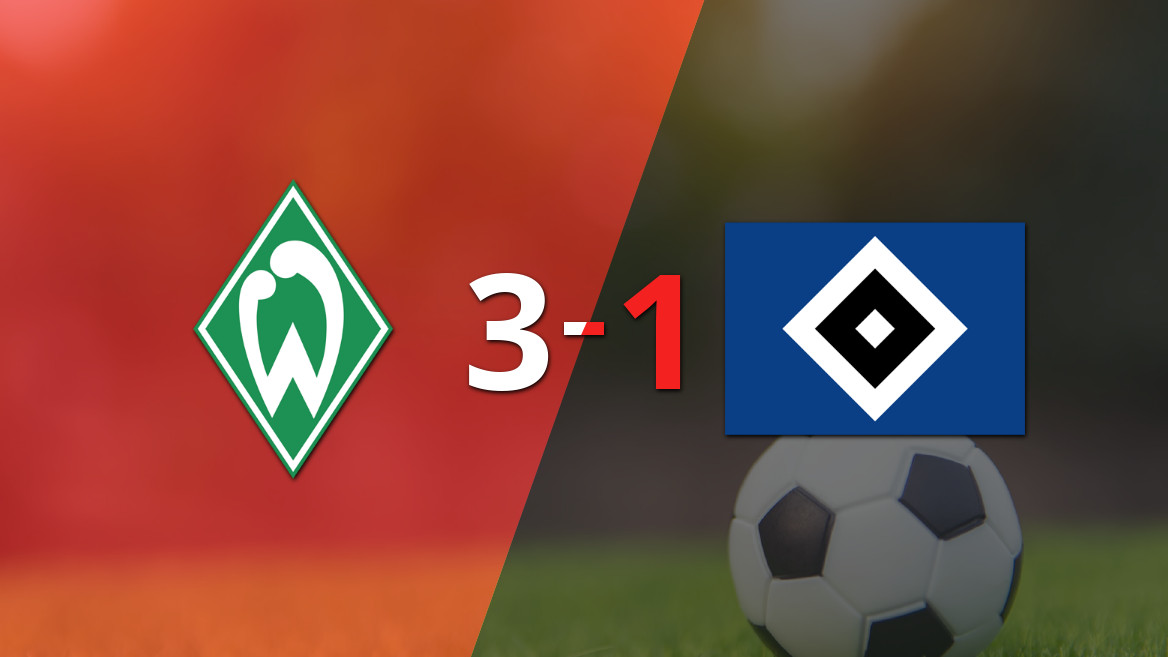 Jens Stage brilla con un doblete en la victoria del Werder Bremen ante Hamburgo SV