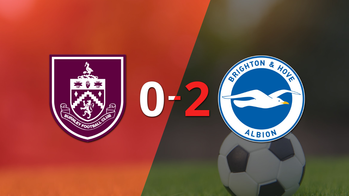 Com dois gols de Mats Wieffer, Brighton and Hove supera o Burnley
