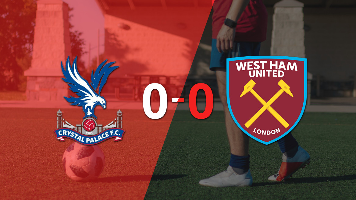 <Empate sin goles entre Crystal Palace y West Ham United en la jornada 33 de la Premier League>