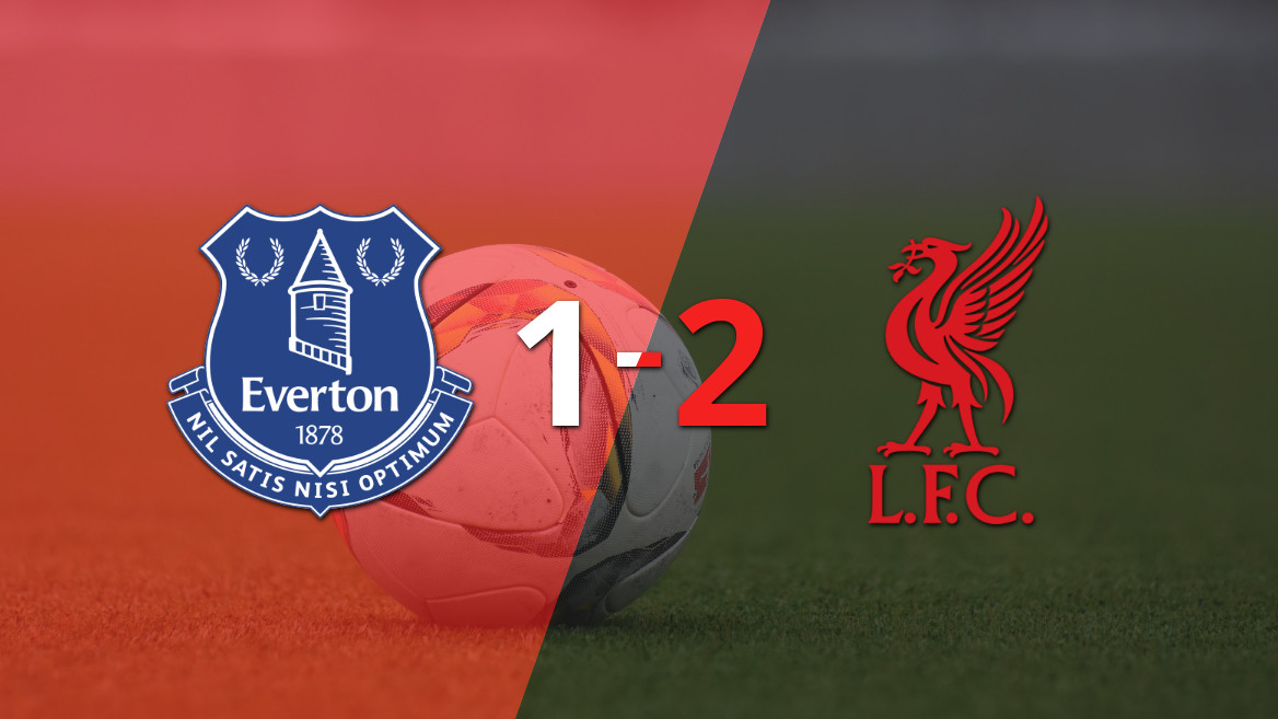 Liverpool se llevó el Derbi de Merseyside al vencer 2-1 a Everton con un gol en el último minuto