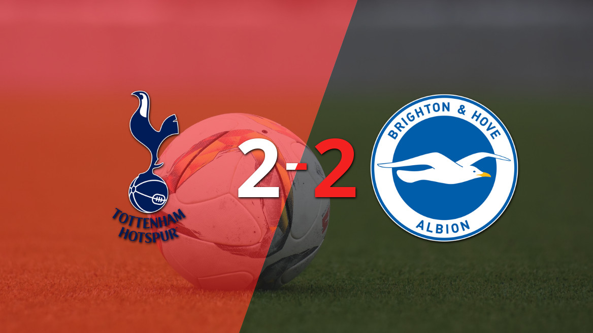 Georginio Rutter salvó al Brighton and Hove en un emocionante empate contra Tottenham