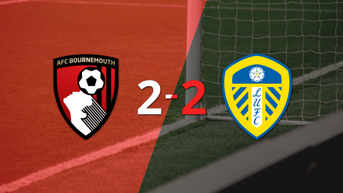 “Inesperado empate de Leeds United en el Vitality Stadium”