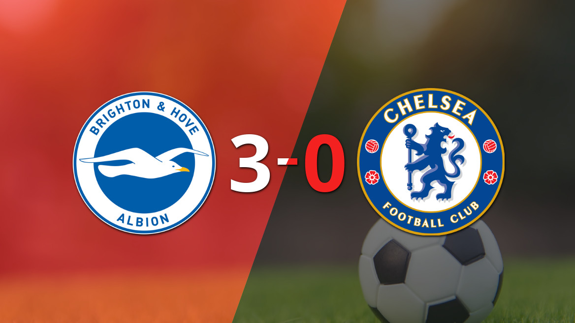 Brighton and Hove aplasta a Chelsea 3-0 en casa