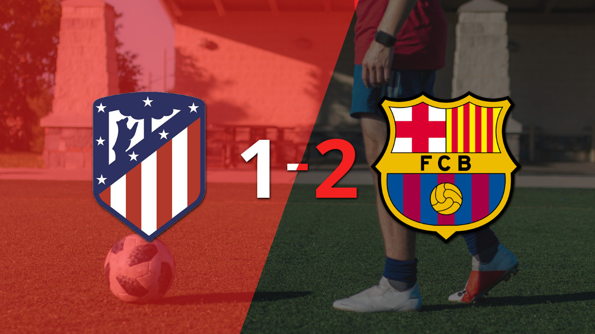 Barcelona logra remontar y se lleva la victoria 2-1 sobre Atlético de Madrid en el Metropolitano