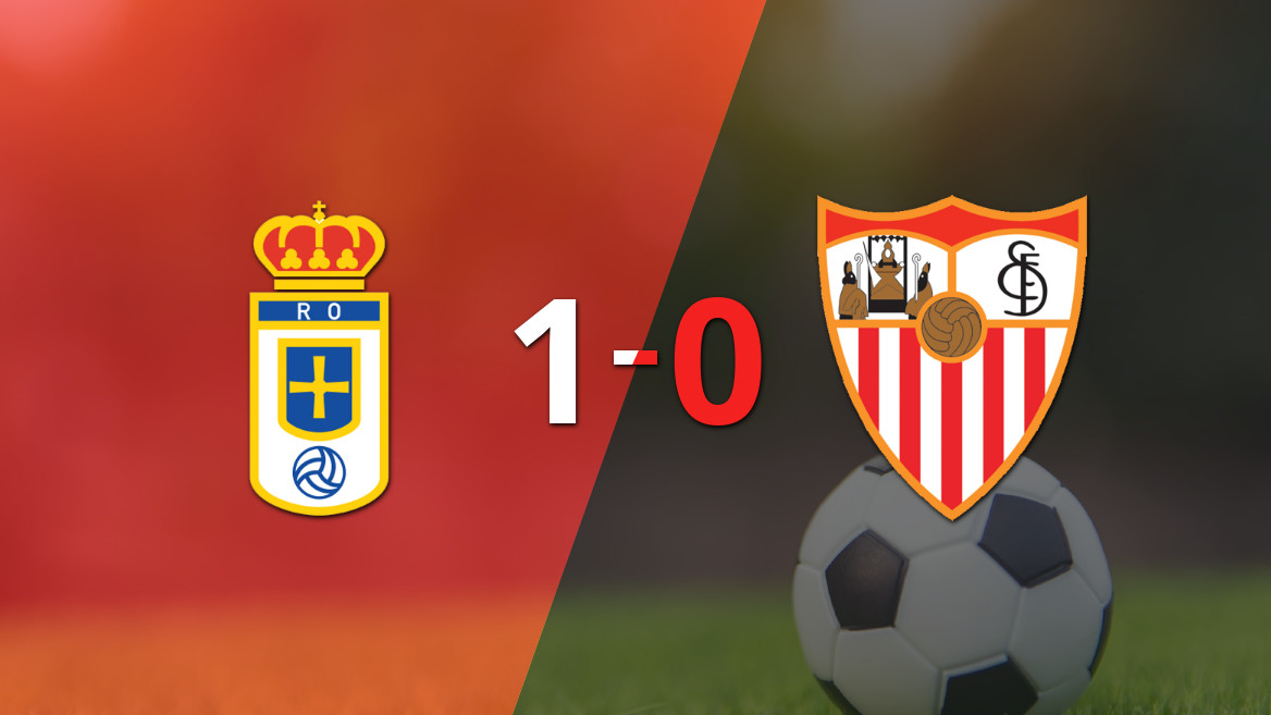 Real Oviedo se impone 1-0 ante Sevilla con un tanto de Federico Viñas