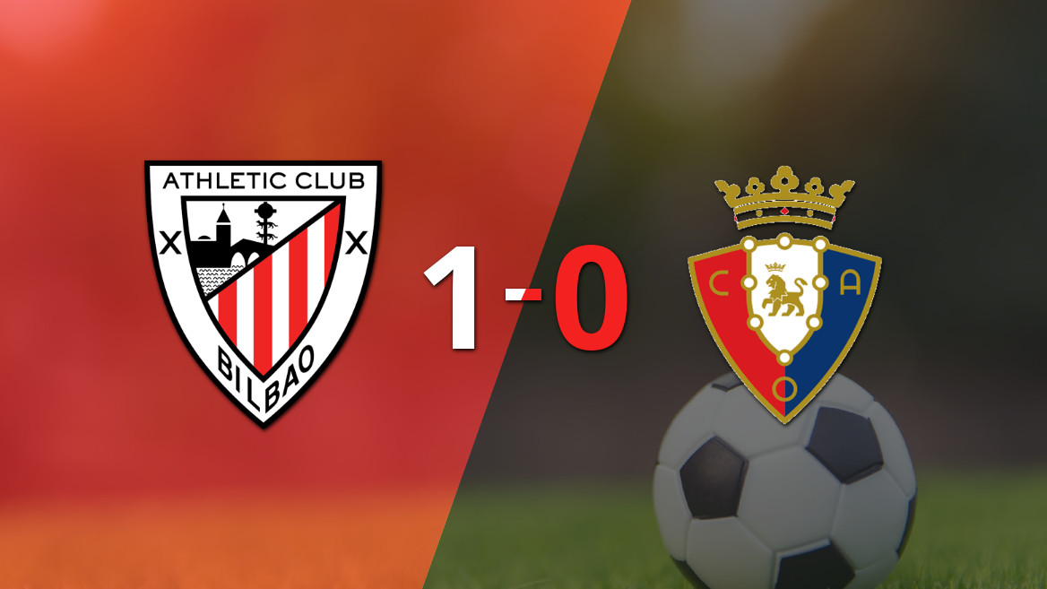 Athletic Bilbao se impone a Osasuna con un gol de Gorka Guruzeta