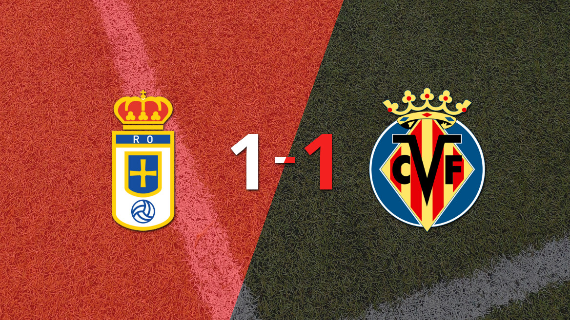 Real Oviedo y Villarreal empatan en un emocionante duelo