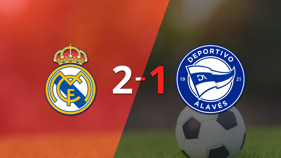 Real Madrid se impone ante Alavés con un emocionante 2-1