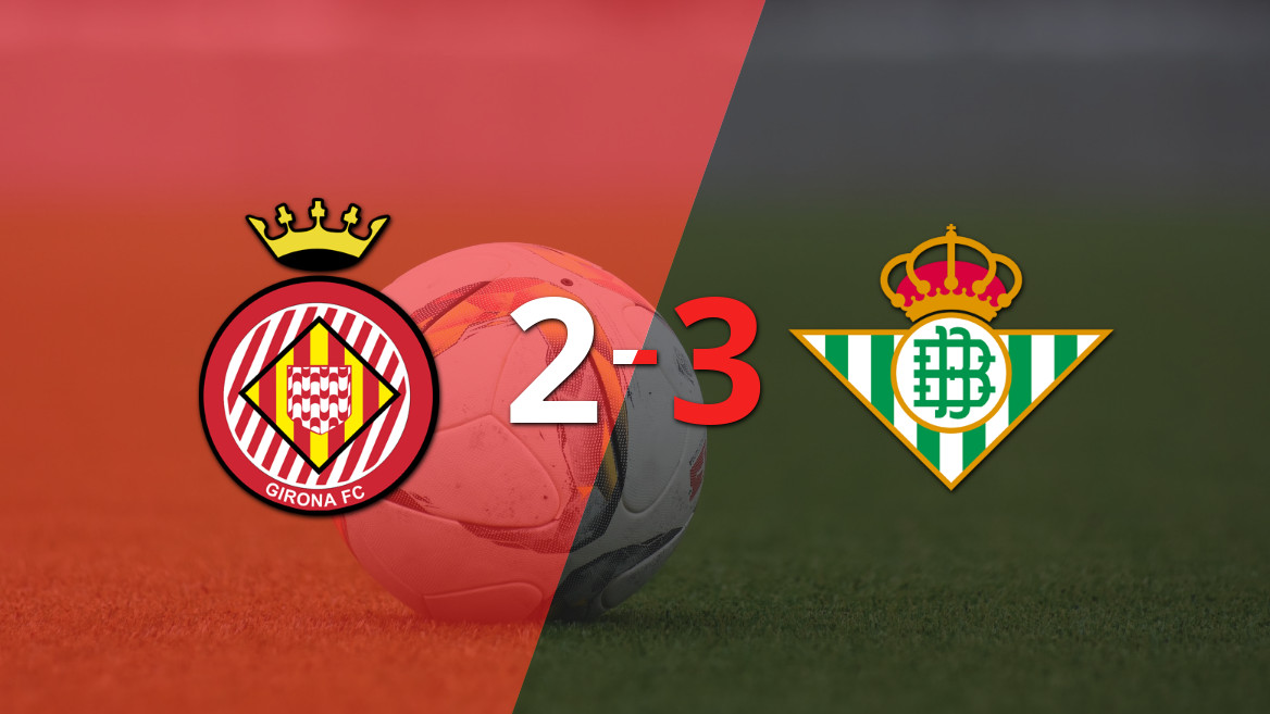 Derrota ajustada para Girona frente a Betis