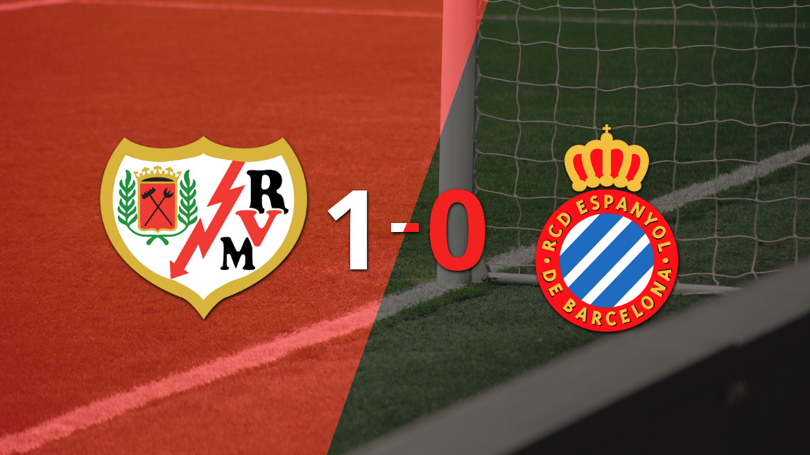 Rayo Vallecano se impone a Espanyol con un gol en el último suspiro