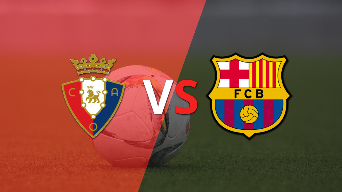 Barcelona buscará mantener su posición de liderato ante Osasuna