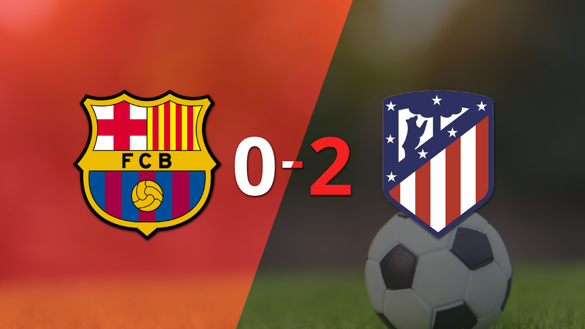 El Atlético de Madrid se impone 2-0 al Barcelona en la ida de Champions