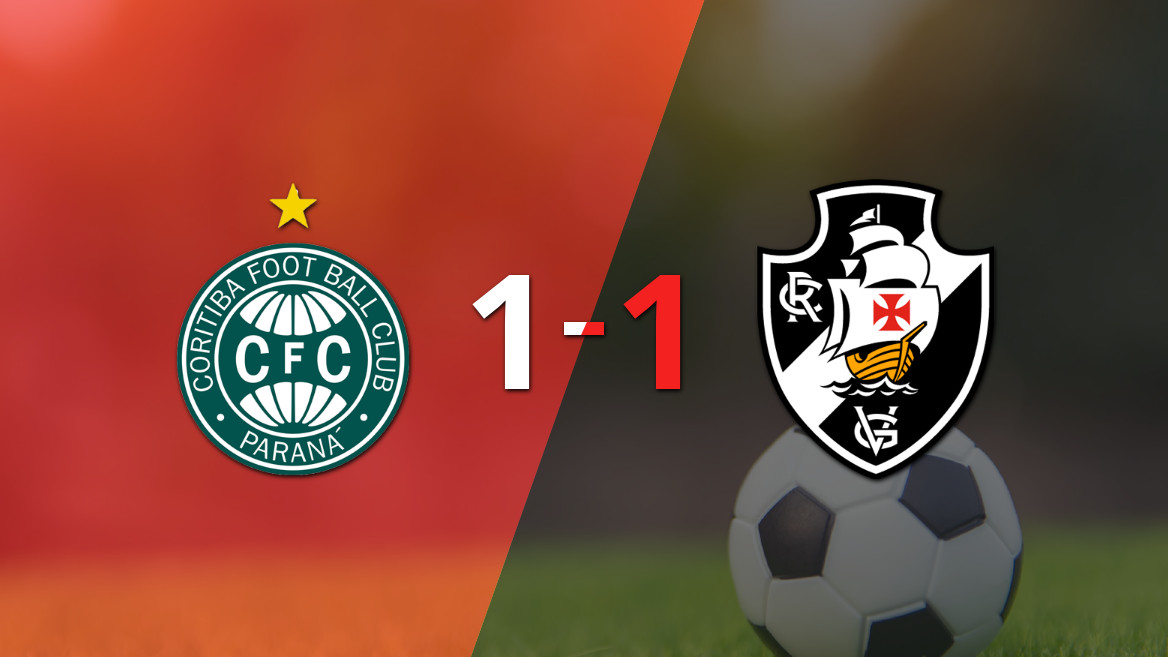Empate crucial entre Coritiba y Vasco da Gama en la fecha 9
