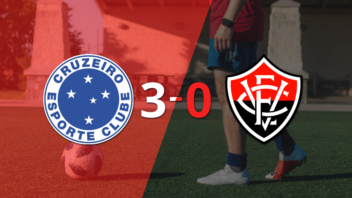 Cruzeiro Triumphs 3-0 Against Vitória at Home