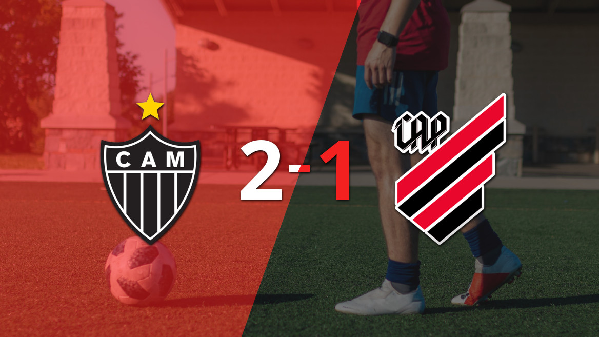 Atlético Mineiro muestra su fuerza local y triunfa 2-1 sobre Athletico Paranaense