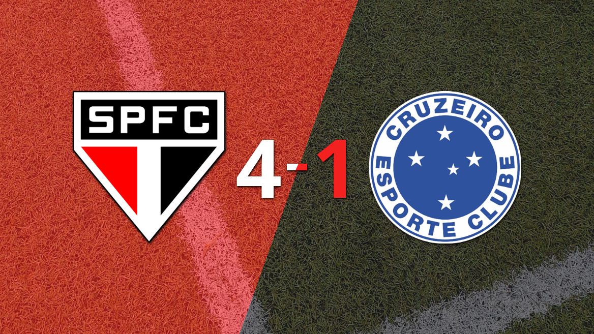 São Paulo Dominates Cruzeiro 4-1 with Ferreira’s Hat-Trick